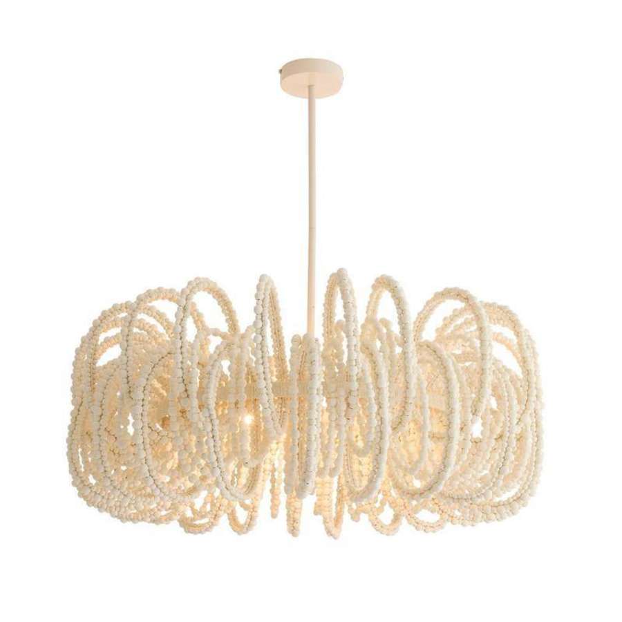 Arteriors Keely 6 Light 36" Wide Beaded Abstract Chandelier