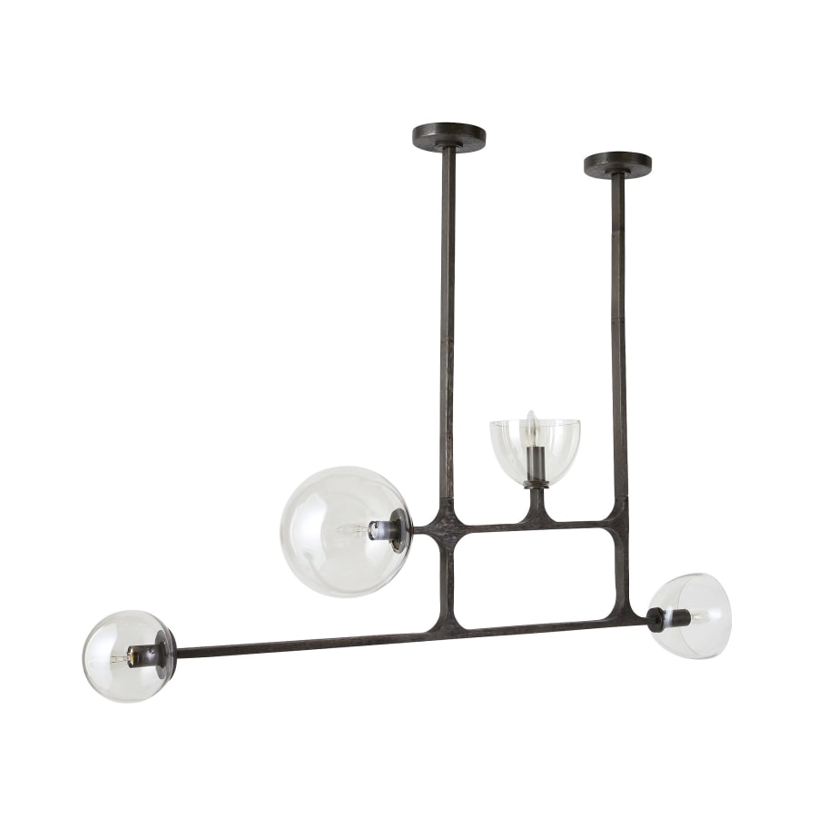 Arteriors Dillon 4 Light 21" Wide Linear Chandelier
