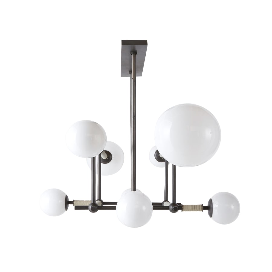Arteriors Erica 8 Light 58" Wide Linear Chandelier
