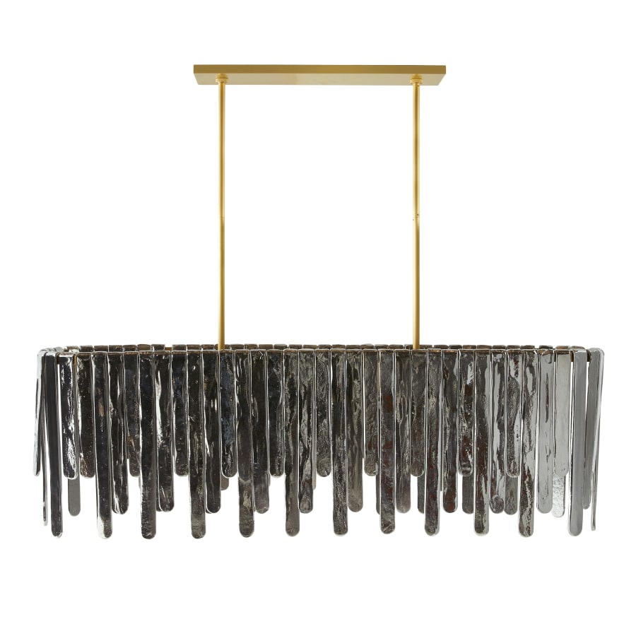Arteriors Leighton 7 Light 52" Wide Linear Chandelier