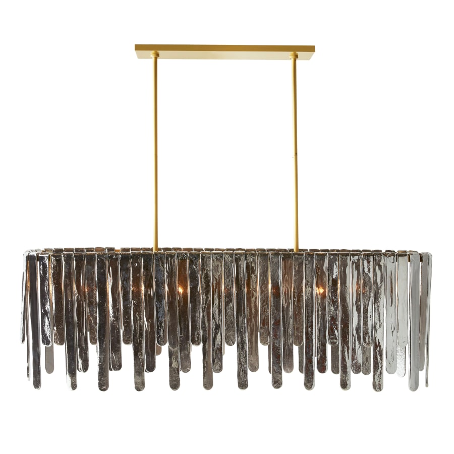 Arteriors Leighton 7 Light 52" Wide Linear Chandelier