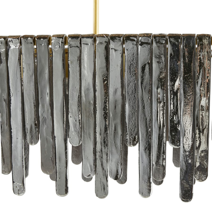Arteriors Leighton 7 Light 52" Wide Linear Chandelier