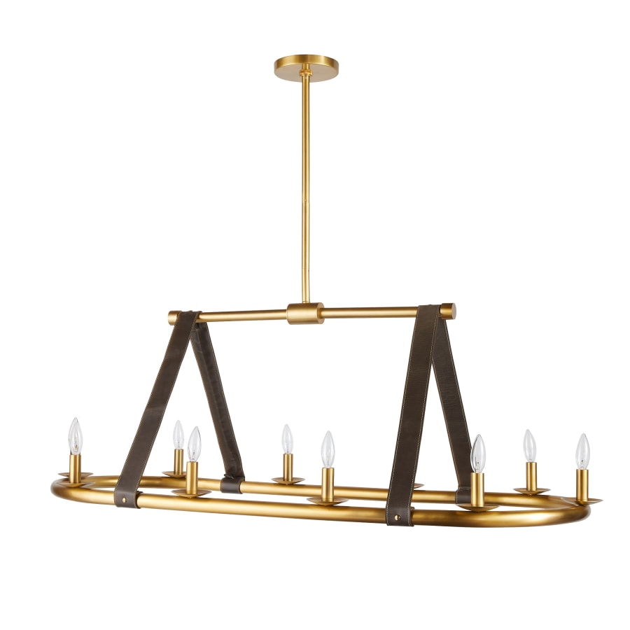 Arteriors Englewood 10 Light 52" Wide Linear Chandelier