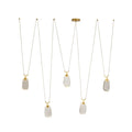 Arteriors Melt 38" Wide LED Linear Pendant with Clear Glass Shades