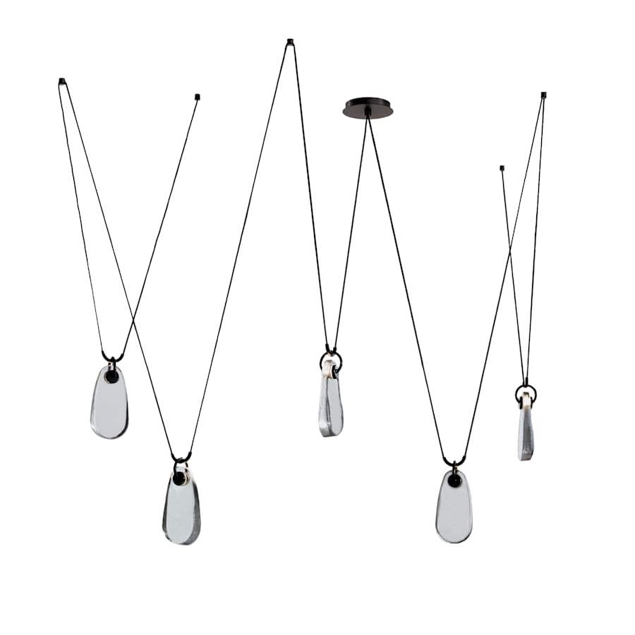 Arteriors Melt Chandelier 86" Wide Abstract Chandelier