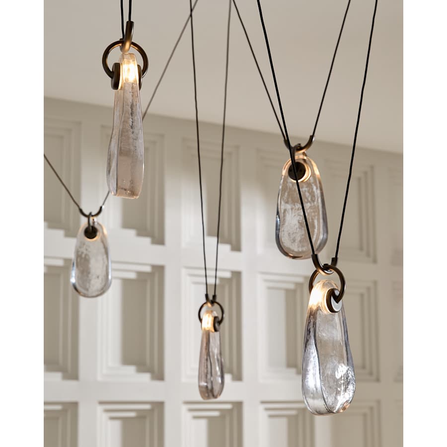 Arteriors Melt Chandelier 86" Wide Abstract Chandelier