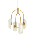Arteriors Roll 20" Wide LED Chandelier with Resin and Opal Glass Shades