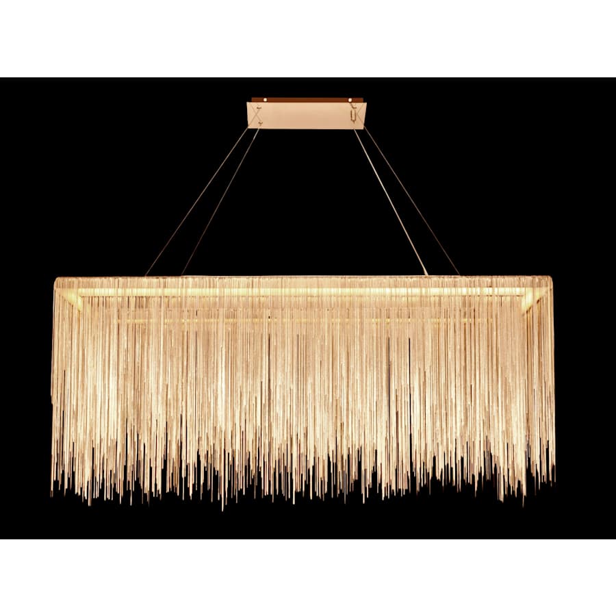Avenue Lighting Fountain Ave. 48" Wide LED Linear Chandelier