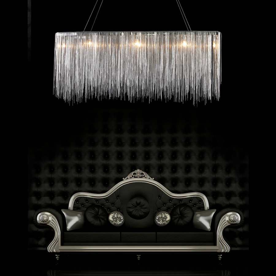 Avenue Lighting Fountain Ave. 24" Wide LED Square Chandelier