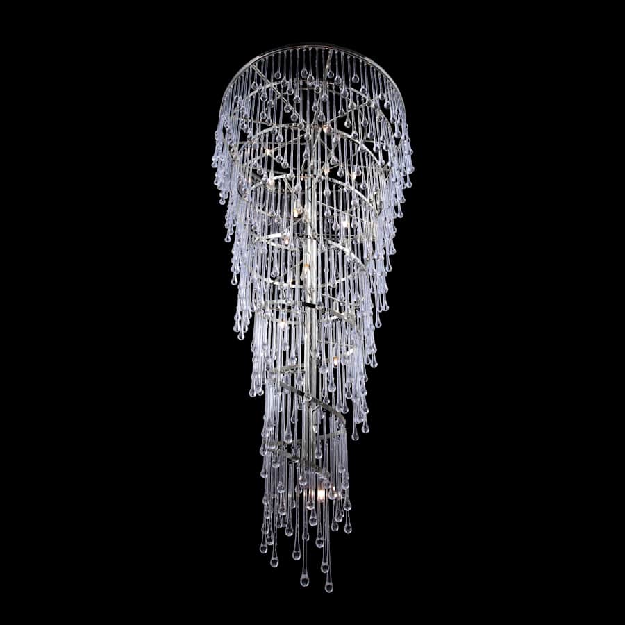 Avenue Lighting Hollywood Blvd. 29 Light 34" Wide Waterfall Chandelier