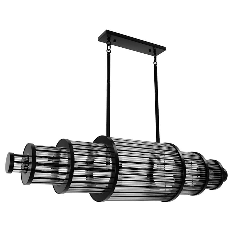 Avenue Lighting Waldorf 28 Light 64" Wide Linear Chandelier