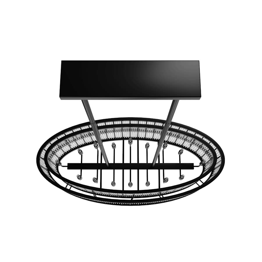 Avenue Lighting Waldorf 16 Light 52" Wide Drum Chandelier