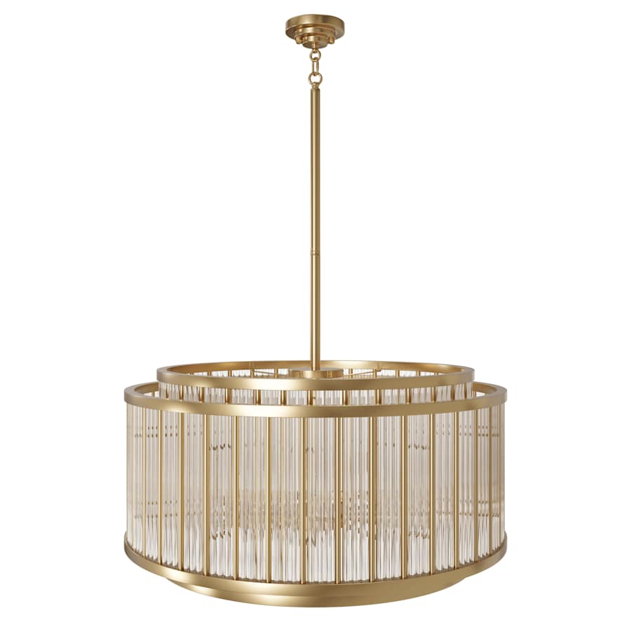 Avenue Lighting Waldorf 12 Light 31" Wide Drum Chandelier