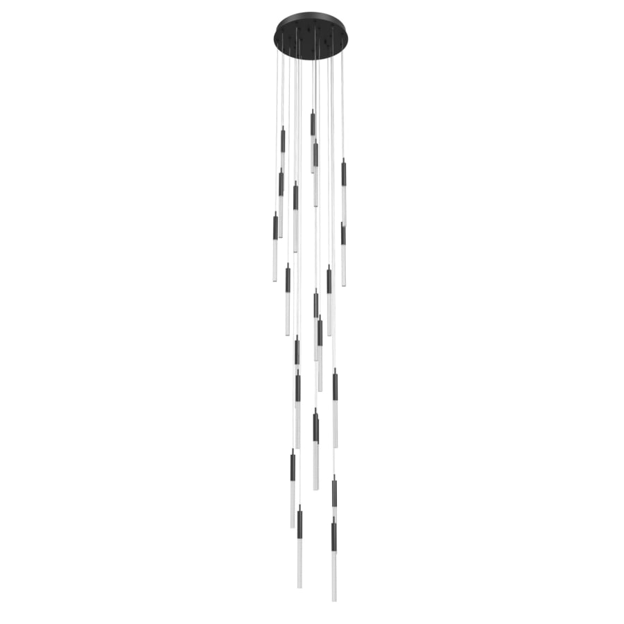 Avenue Lighting Main St. 21 Light 22" Wide LED Multi Light Pendant with Boa Glass Shades