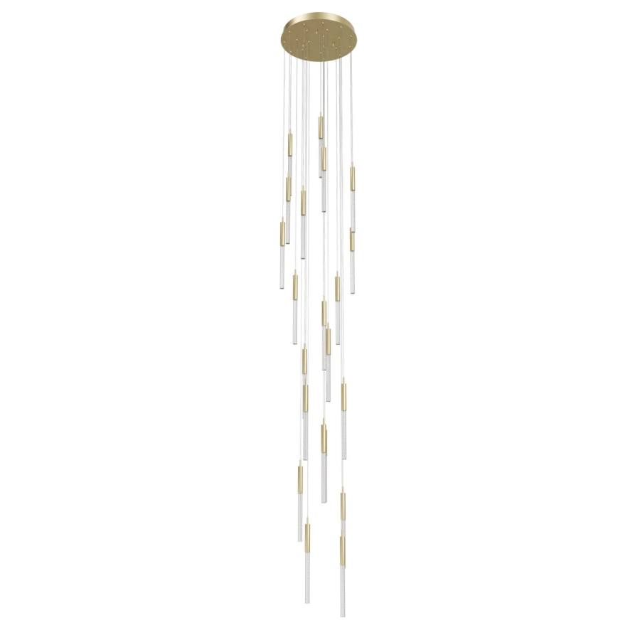Avenue Lighting Main St. 21 Light 22" Wide LED Multi Light Pendant with Boa Glass Shades