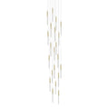 Avenue Lighting Main St. 21 Light 22" Wide LED Multi Light Pendant with Boa Glass Shades