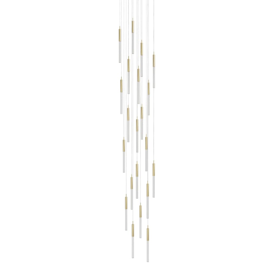 Avenue Lighting Main St. 21 Light 22" Wide LED Multi Light Pendant with Boa Glass Shades