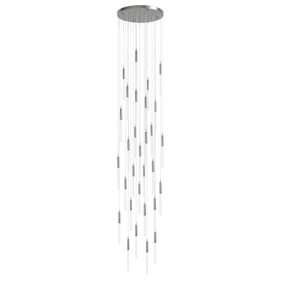 Avenue Lighting Main St. 31 Light 30" Wide LED Multi Light Pendant with Frosted Glass Shades