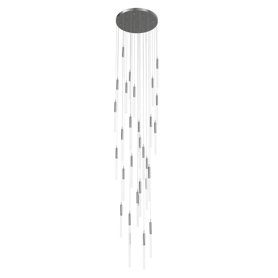 Avenue Lighting Main St. 31 Light 30" Wide LED Multi Light Pendant with Frosted Glass Shades