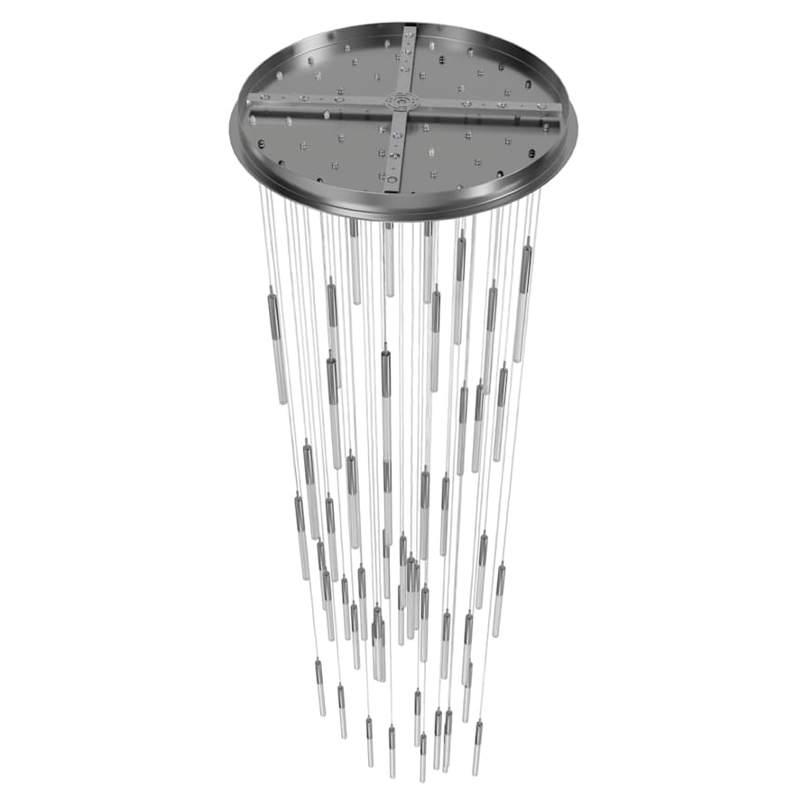 Avenue Lighting Main St. 51 Light 37" Wide LED Multi Light Pendant with Boa Glass Shades