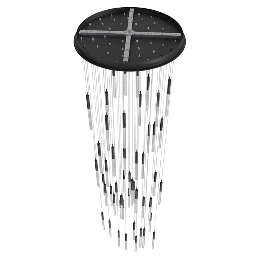 Avenue Lighting Main St. 51 Light 37" Wide LED Multi Light Pendant with Boa Glass Shades