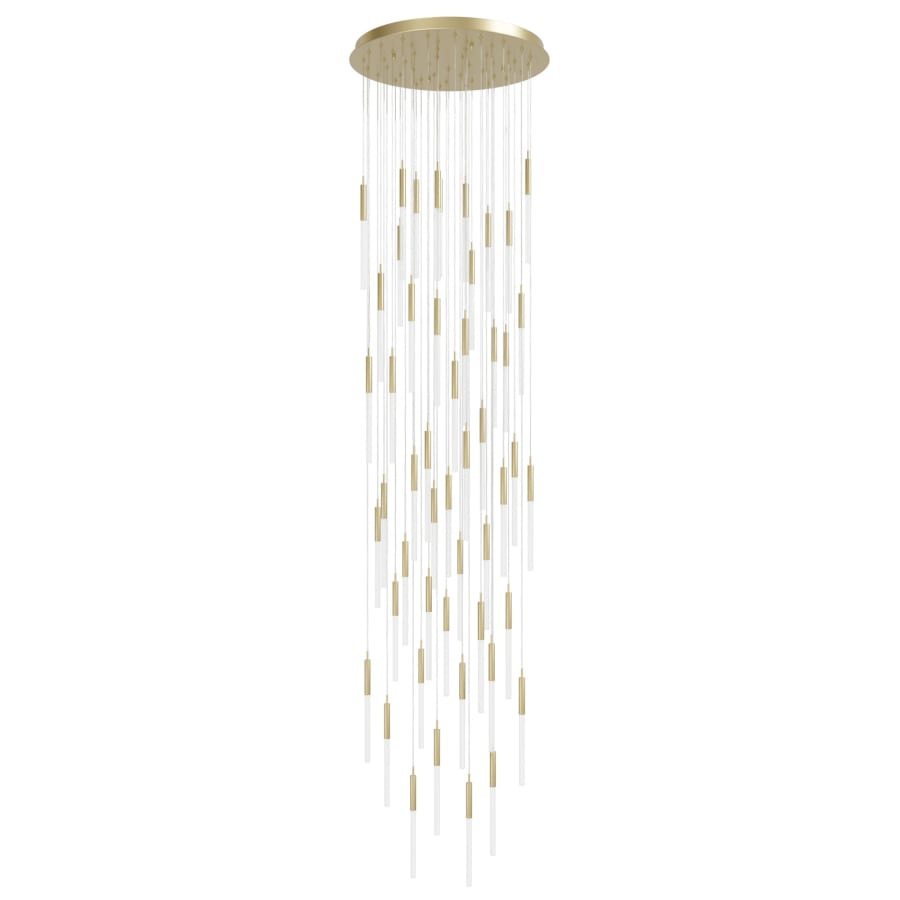 Avenue Lighting Main St. 51 Light 37" Wide LED Multi Light Pendant with Frosted Glass Shades