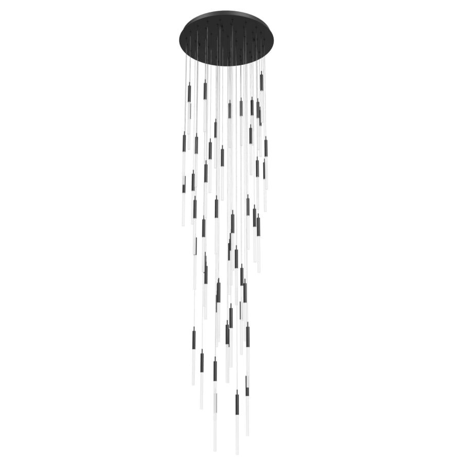 Avenue Lighting Main St. 51 Light 37" Wide LED Multi Light Pendant with Frosted Glass Shades