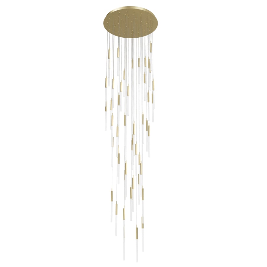 Avenue Lighting Main St. 51 Light 37" Wide LED Multi Light Pendant with Frosted Glass Shades