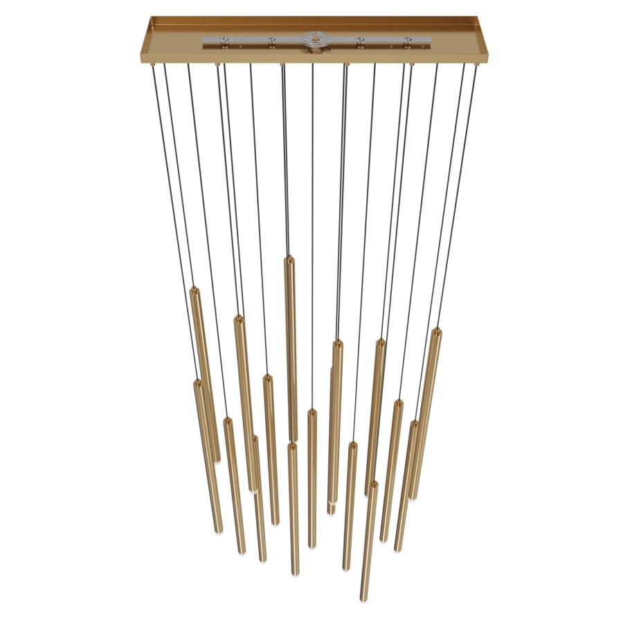 Avenue Lighting Filmore Ave. 17 Light 47" Wide LED Linear Pendant