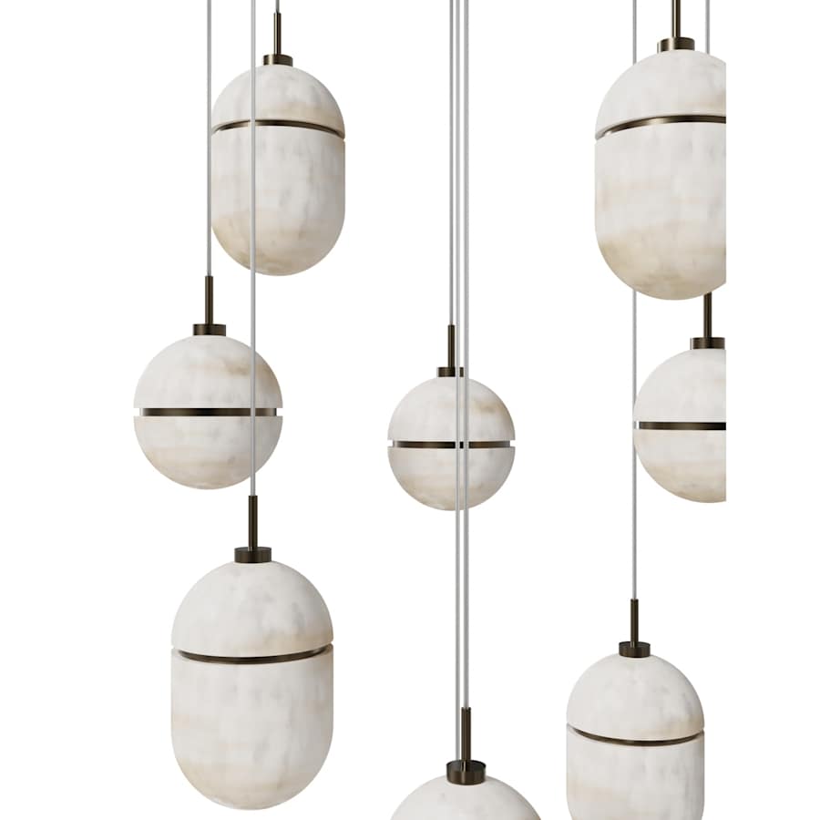 Avenue Lighting Sedona 9 Light 20" Wide Multi Light Pendant