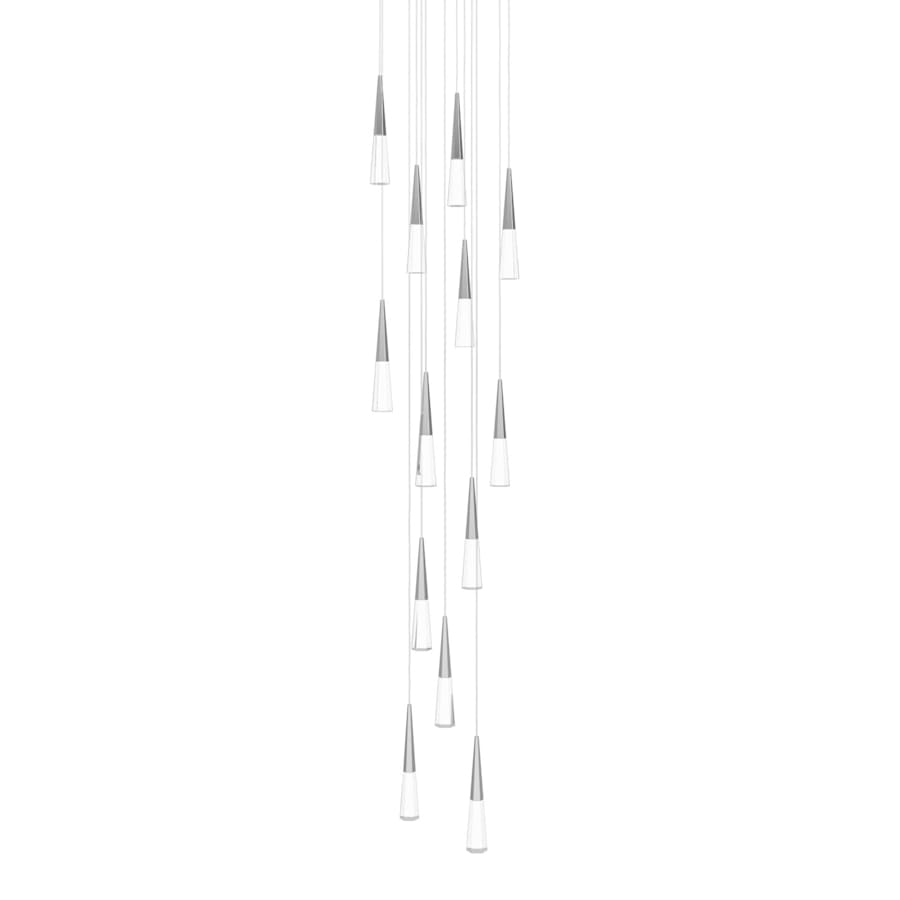 Avenue Lighting Avalon 13 Light 22" Wide LED Crystal Multi Light Pendant with Faceted Crystal Shades