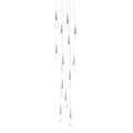 Avenue Lighting Avalon 13 Light 22" Wide LED Crystal Multi Light Pendant with Faceted Crystal Shades