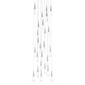 Avenue Lighting Avalon 25 Light 30" Wide LED Crystal Multi Light Pendant with Faceted Crystal Shades