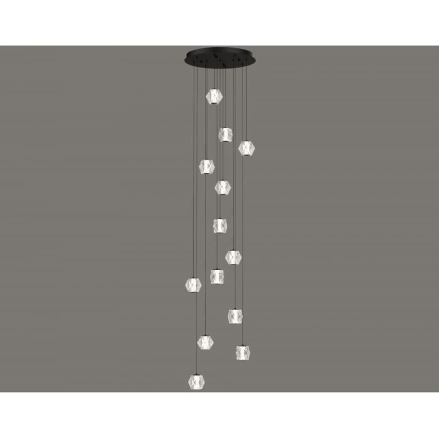 Avenue Lighting Beluga 22" Wide LED Multi Light Pendant with Faceted Acrylic Shades
