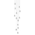 Avenue Lighting Beluga 22" Wide LED Multi Light Pendant with Faceted Acrylic Shades