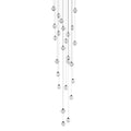 Avenue Lighting Beluga 30" Wide LED Multi Light Pendant with Faceted Acrylic Shades