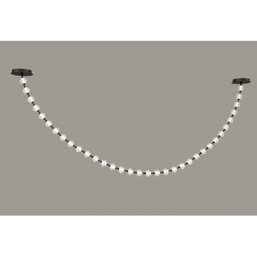Avenue Lighting Beluga 139" Wide LED Linear Pendant with Faceted Acrylic Shades
