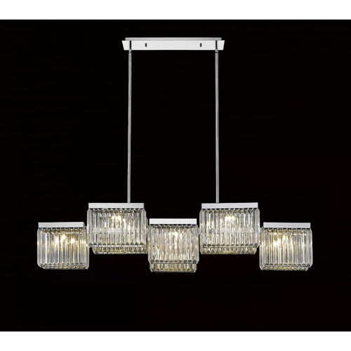 Avenue Lighting Broadway 10 Light 57" Wide Linear Chandelier