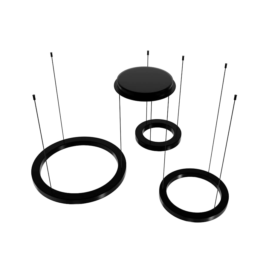 Avenue Lighting Aria 59" Wide LED Abstract Multi Light Pendant