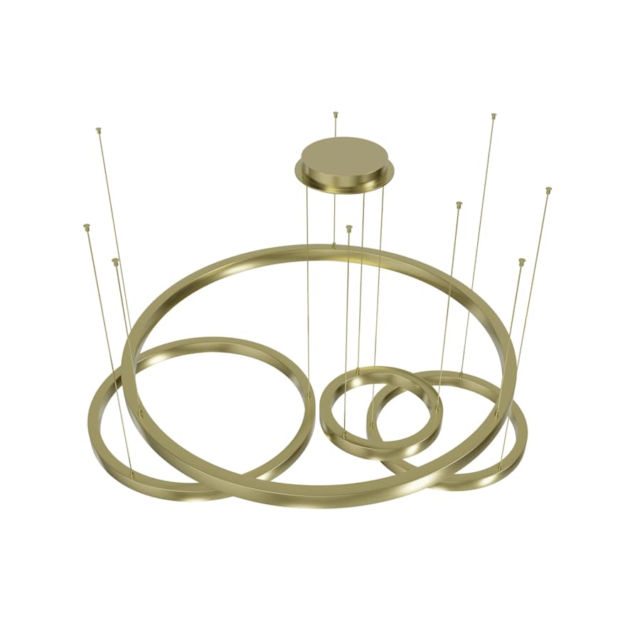 Avenue Lighting Aria 64" Wide LED Abstract Multi Light Pendant