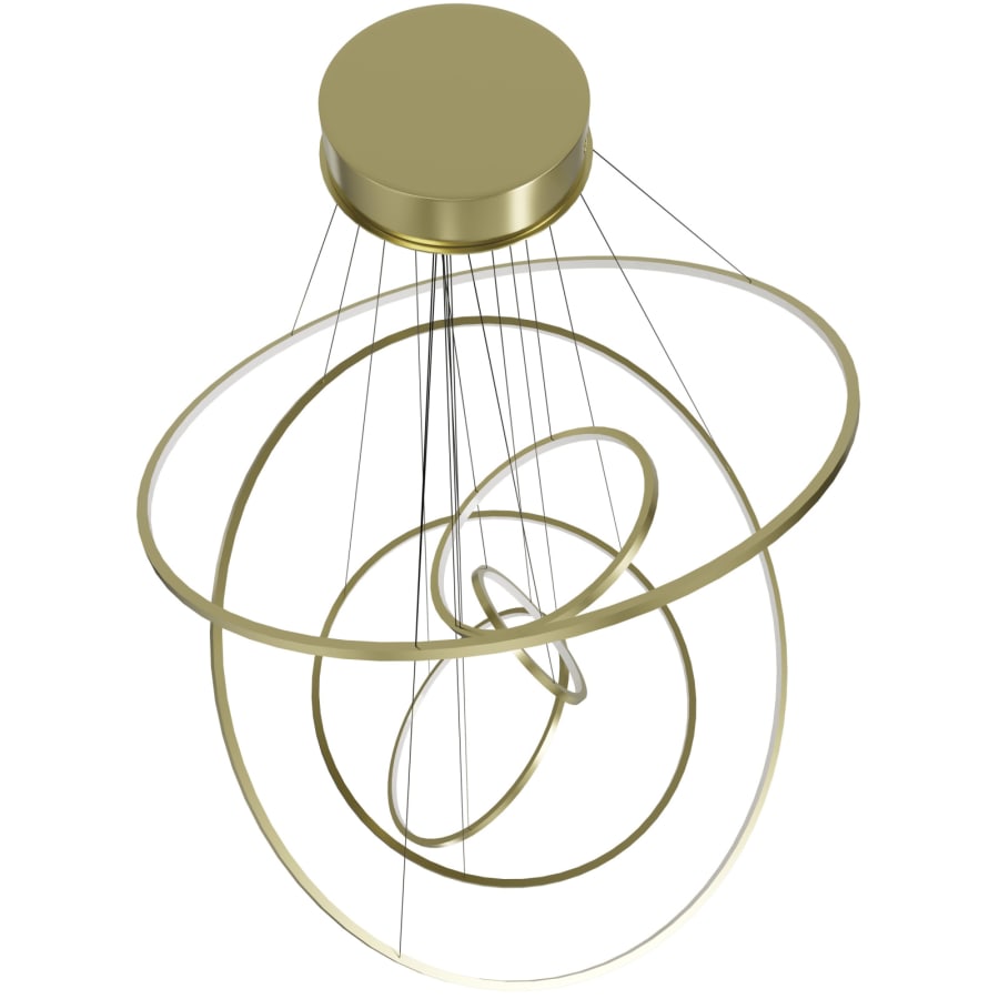 Avenue Lighting Aria 48" Wide LED Abstract Multi Light Pendant