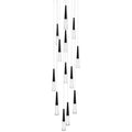 Avenue Lighting Encino 13 Light 22" Wide LED Crystal Multi Light Pendant with Clear Crystal Shades