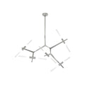 Avenue Lighting San Vicente Blvd. 10 Light 48" Wide LED Abstract Chandelier with Frosted Glass Shades
