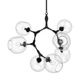 Avenue Lighting Fairfax Ave. 7 Light 30" Wide Abstract Chandelier with Hand-Blown Glass Shades