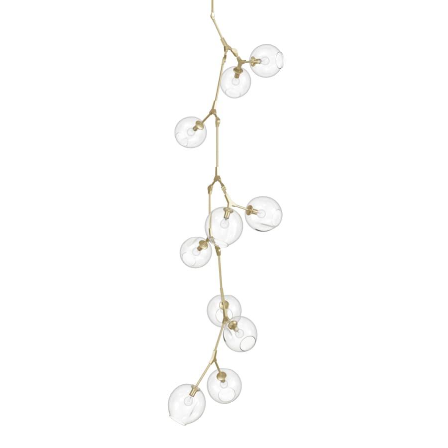 Avenue Lighting Fairfax Ave. 10 Light 27" Wide Abstract Chandelier with Hand-Blown Glass Shades