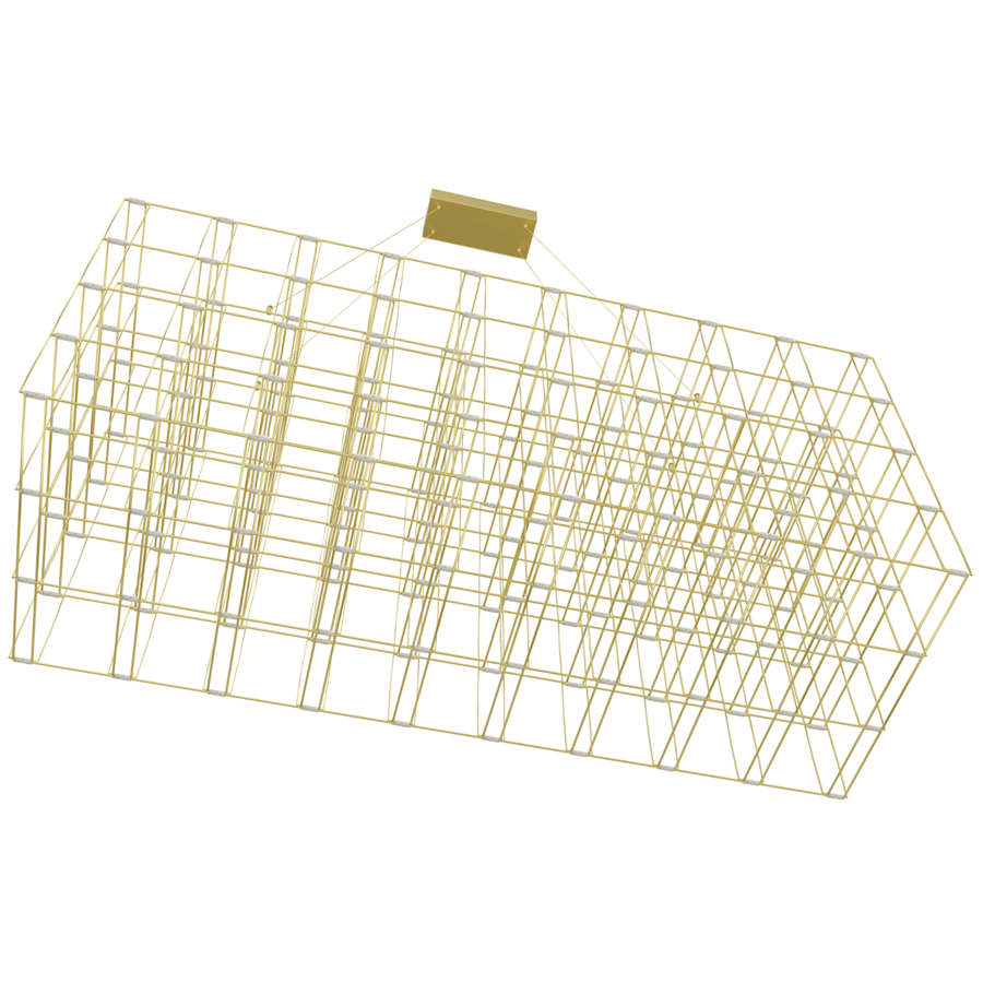 Avenue Lighting Argyle Ave. 48" Wide LED Abstract Chandelier