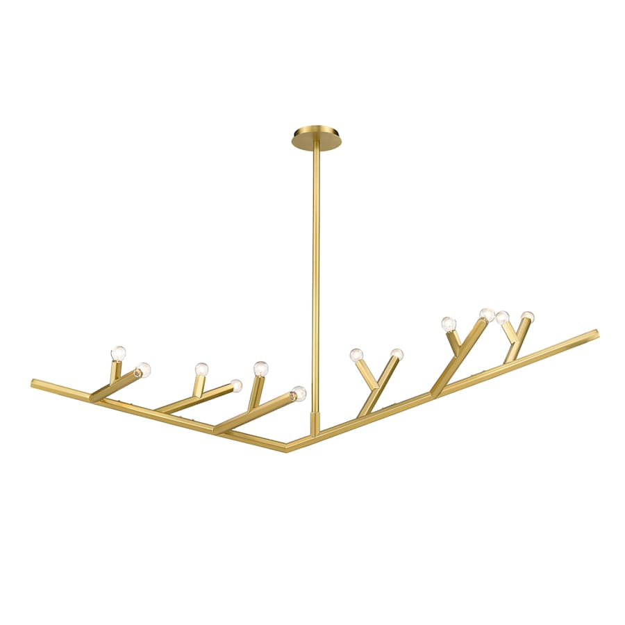 Avenue Lighting The Oaks 12 Light 71" Wide Abstract Chandelier