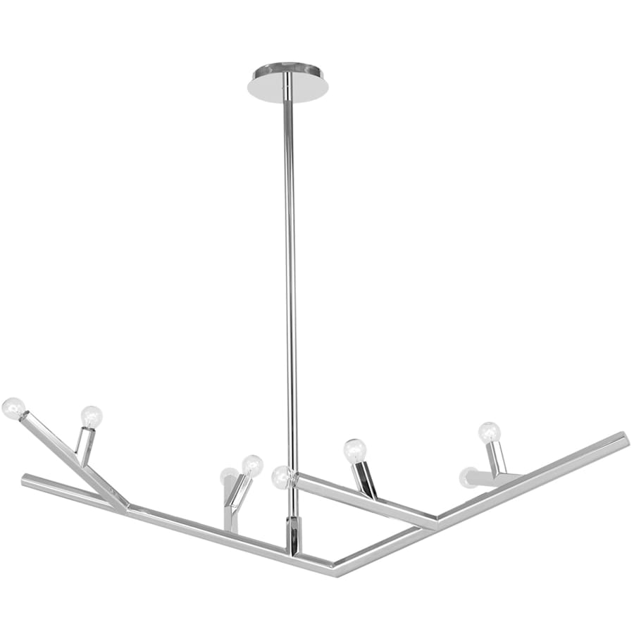 Avenue Lighting The Oaks 8 Light 52" Wide Abstract Chandelier