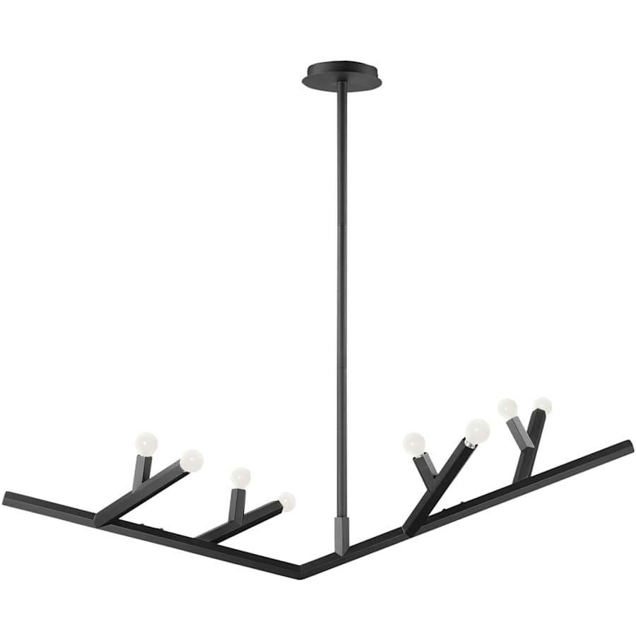 Avenue Lighting The Oaks 8 Light 52" Wide Abstract Chandelier