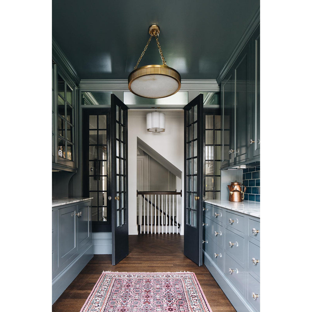 Lynden 5-Light Chandelier in Aged Brass 22L x 22W x 8.25H